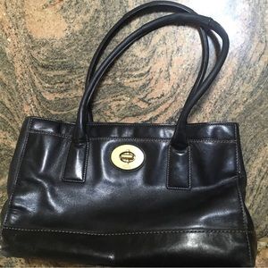 Coach leather handbag